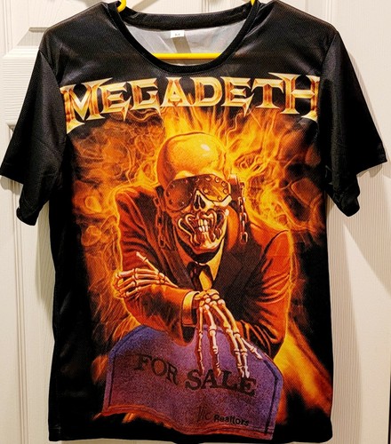 MegaDeth Heavy Metal Band Black Mesh 