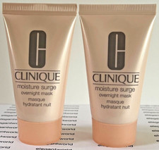 Lot of 2 New Clinique Moisture Surge Overnight Mask 1 oz /30 ml each 2oz total 