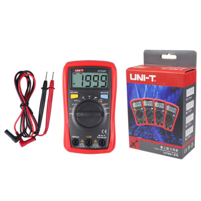 UNI-T UT33A+ Digital Multimeter AC DC Voltmeter Ammeter Ohm Capacitance Test LCD