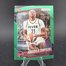 2025 Panini Prizm WNBA - Makayla Timpson #14 Green Prizm (RC)