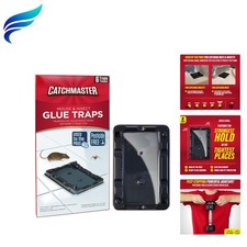 Heavy-Duty Mouse  Insect Glue Traps - 6-Pack, Pesticide-Free Indoor Solution