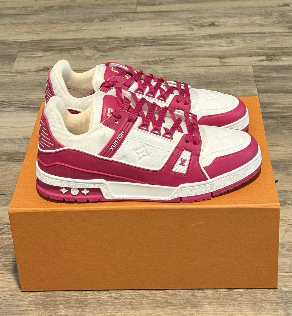 Louis Vuitton LV Trainer Low White for sale | eBay
