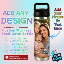 Best Mom Ever Gifts - Custom Stainless Steel 20 Oz Cup - Water Bottle for Moms