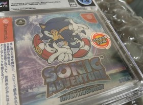 Sonic Adventure International Sega Dreamcast New Sealed WATA A++ 9.0 NOT VGA