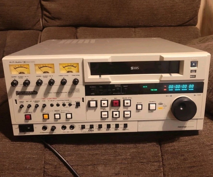 Panasonic AG-7750 | Super VHS Video Recorder VCR SVHS | eBay Panasonic AG-7750 | Super VHS Video Recorder VCR SVHS | eBay