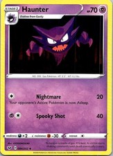 2020 Haunter 084/202 Uncommon Sword & Shield Pokemon