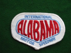 VINTAGE ALABAMA INTERNATIONAL MOTOR SPEEDWAY gestickter Aufnäher zum Aufbügeln/Aufnähen