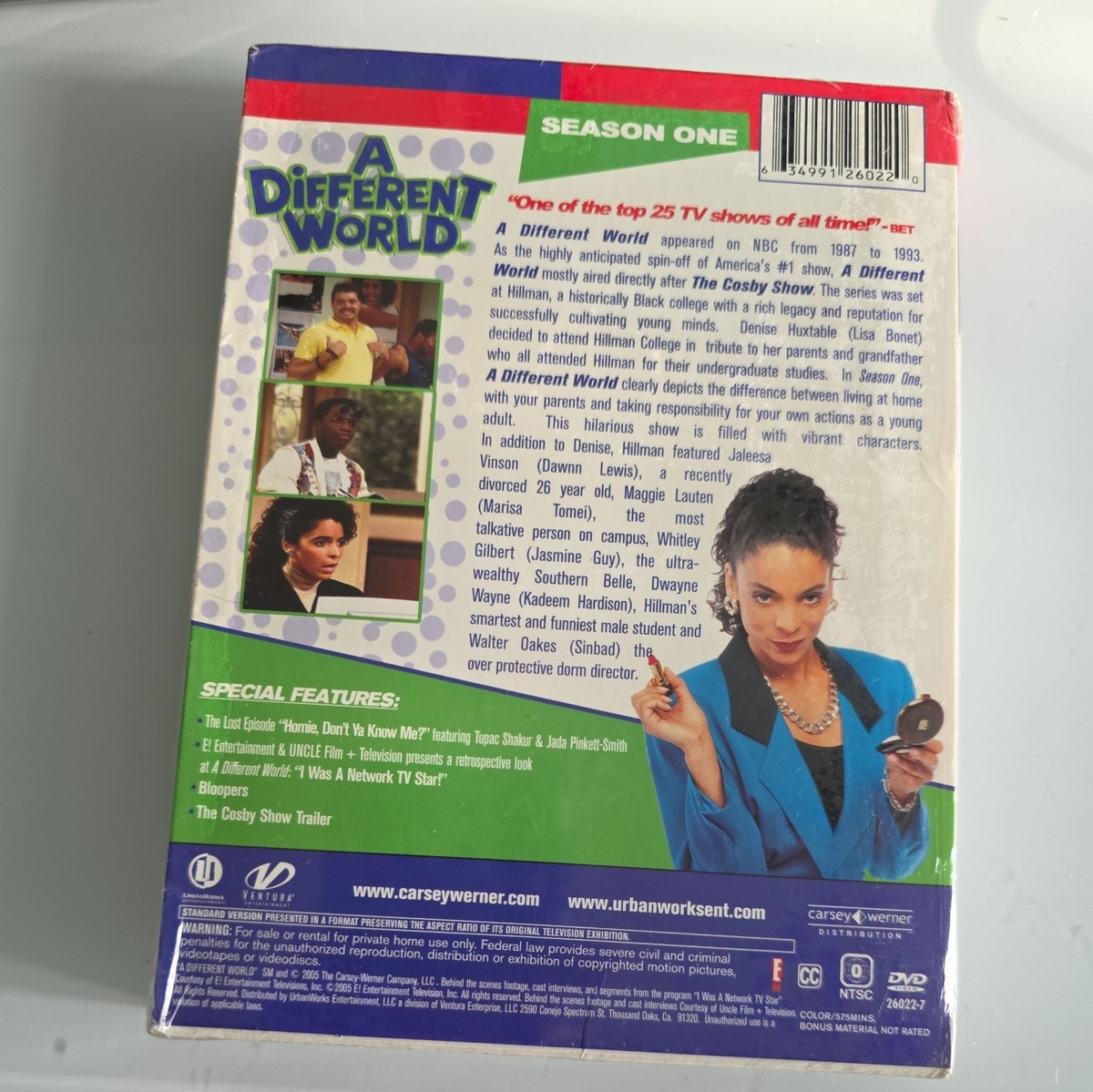 ミュージック  world DVD A Different World - Season 1 (DVD, 2005, 4-Disc Set) for sale