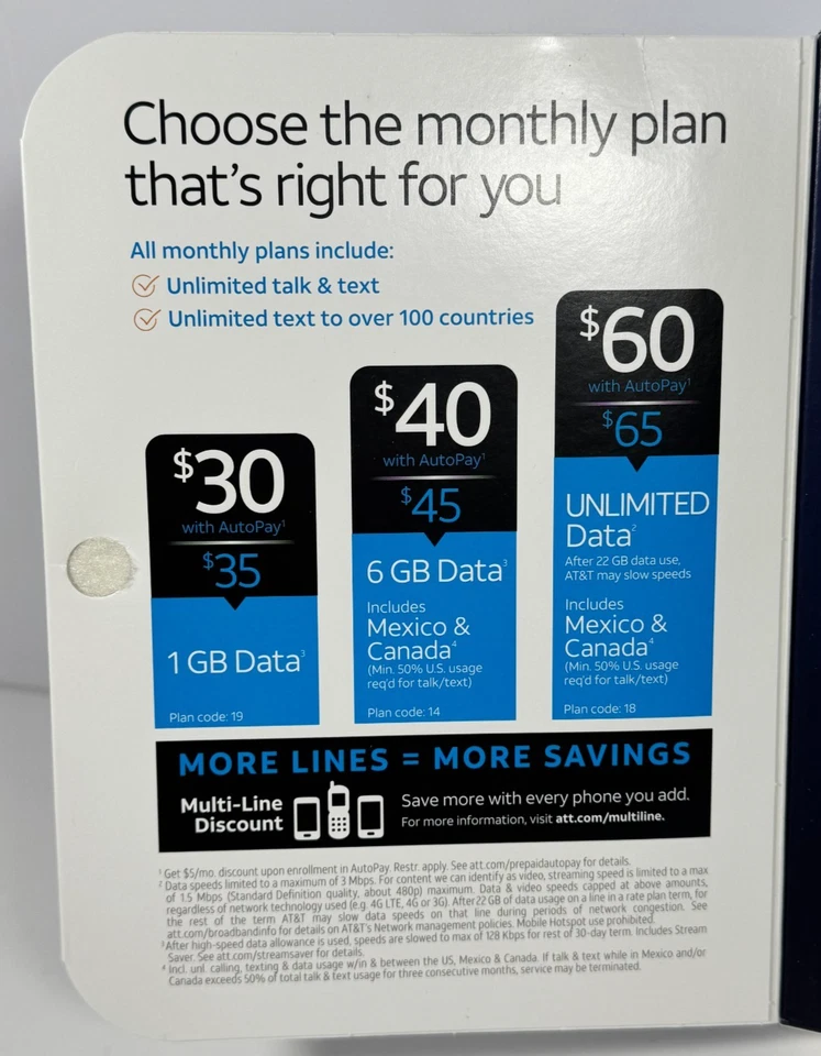 AT&T Prepaid Alcatel IDEAL 4.5" 8GB 4G LTE Smartphone Slate Blue - NEW/SEALED - Image 4 of 4