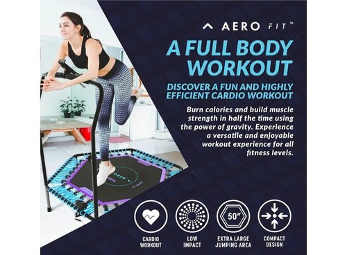 Bluefin Aero Fit 50" Fitness Premium Gadget Loaded Indoor Outdoor Trampoline - Picture 4 of 7