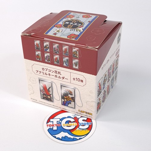 Capcom Hanafuda Acrylic Key Holder (FullSet Box/Biohazard/Ace Attorney)Japan New - Picture 3 of 7