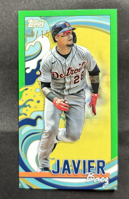 2022 Topps Rip Mini Riptide Green /15 Javier Baez #MRIP-JB