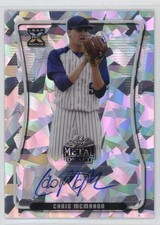 2020 Leaf Metal Draft Silver Crystals Chris McMahon #BA-CM4 Auto 00li