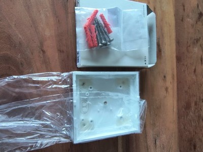 MOBOTIX MX-OPT-Box-1-EXT-ON-PW Aufputzgehäuse, 1-fach, weiß
