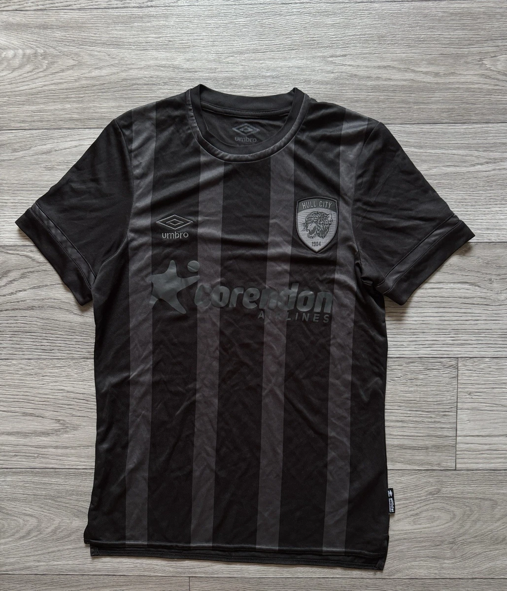 Hull City 2021 2022 Away Blackout Football Jersey Soccer Shirt