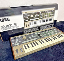 Vintage KORG microKORG Synthesizer Vocoder Mini Keys Rare w/ Box Tested as is...