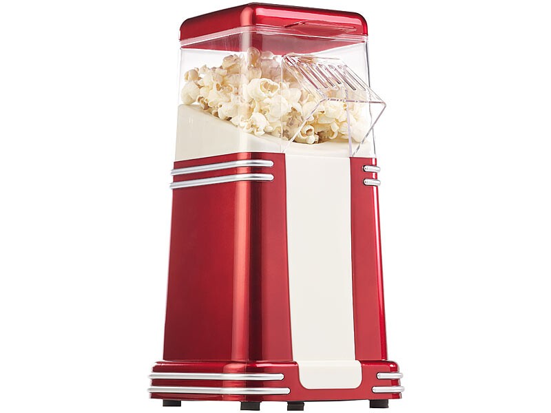 Machine à pop-corn design rétro Rosenstein & Söhne 1200W compacte
