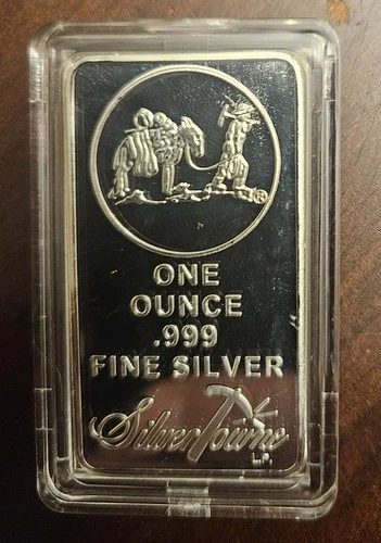 SilverTowne Prospector Mule 1 oz .999 Fine Silver Bar Mint Sealed Uncirculated