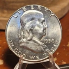 1958-D  90% Silver  Franklin Half Dollar BU Condition