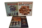 Lot of 3 Beatles Vinyl Albums – Something New, Second Album & ‘65 – Classic Rock