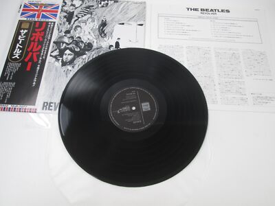 BEATLES REVOLVER EMI/ODEON TOJP-7077 with OBI Japan LP Vinyl