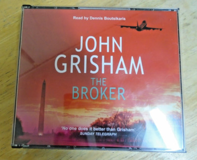 John Grisham - The Broker (2005) - 5-Disc Audio Book CD - VGC
