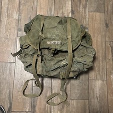 VINTAGE US MILITARY 'ALICE' LC-1 BACKPACK FIELD COMBAT PACK / FRAMED LARGE