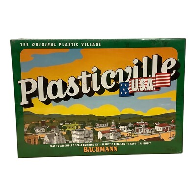 Bachmann Plasticville USA Two Story House #45622 O 1:48 Scale New Sealed