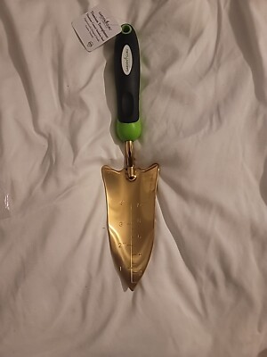 Garden Guru Transplanter Trowel Shovel - Titanium Coated Stainless 