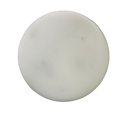 Vintage White Modern Marble Sphere Round Ball Art Sculpture Italy 4''