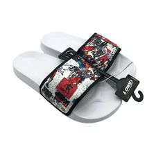 And1 Mens Sandals Slides Basketball Rubber White Red 13