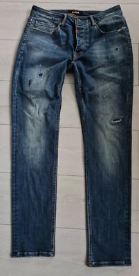 Tigha Herren   Jeans Blue   32/32