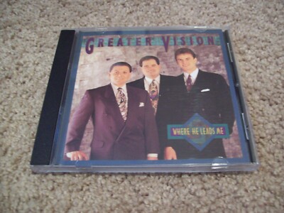 Greater Vision - Where He Leads Me CD *RARE* 1994 Riversong Gerald Wolfe