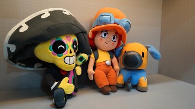 Supercell Brawl Stars Jessie & Turret With Poco Limited Plush Combo