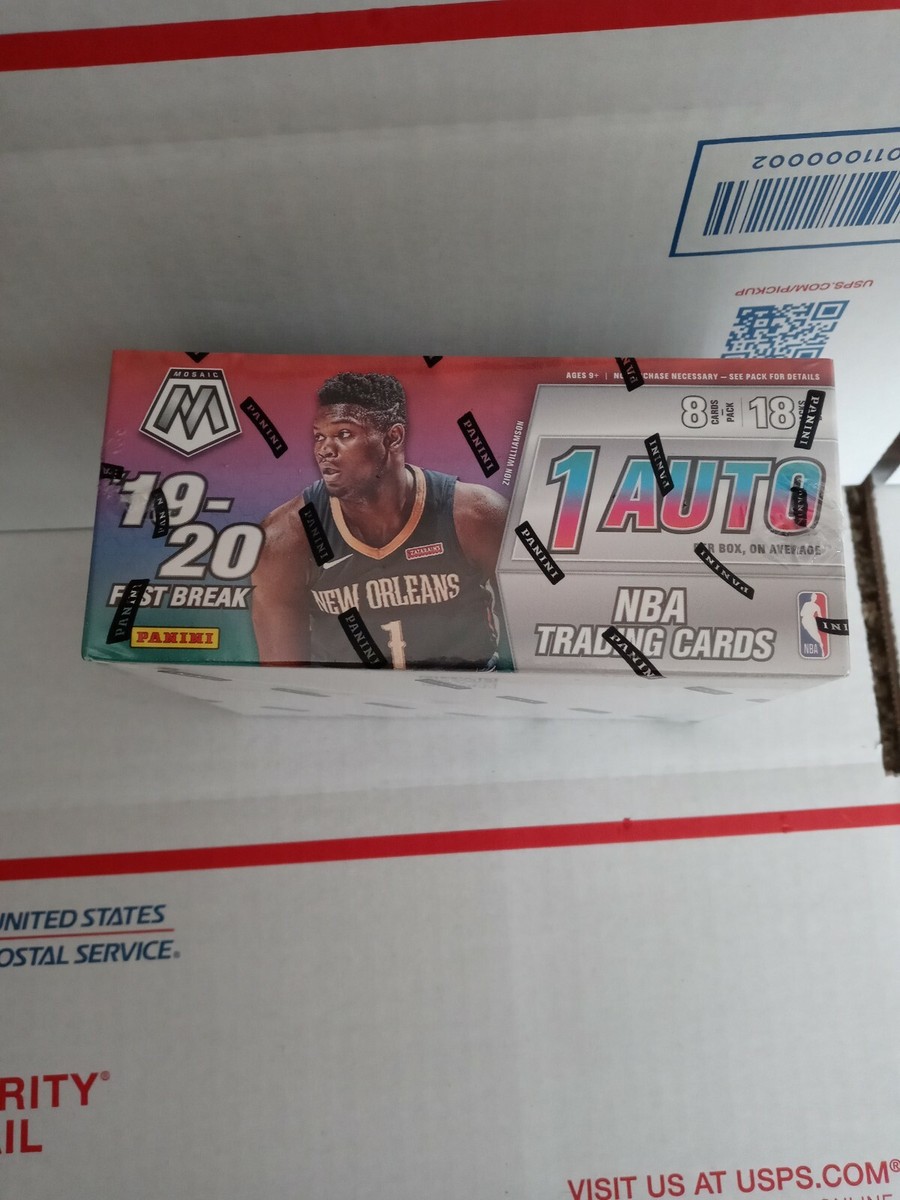 2019-20 Panini Mosaic Fast Break Basketball Hobby Box NBA