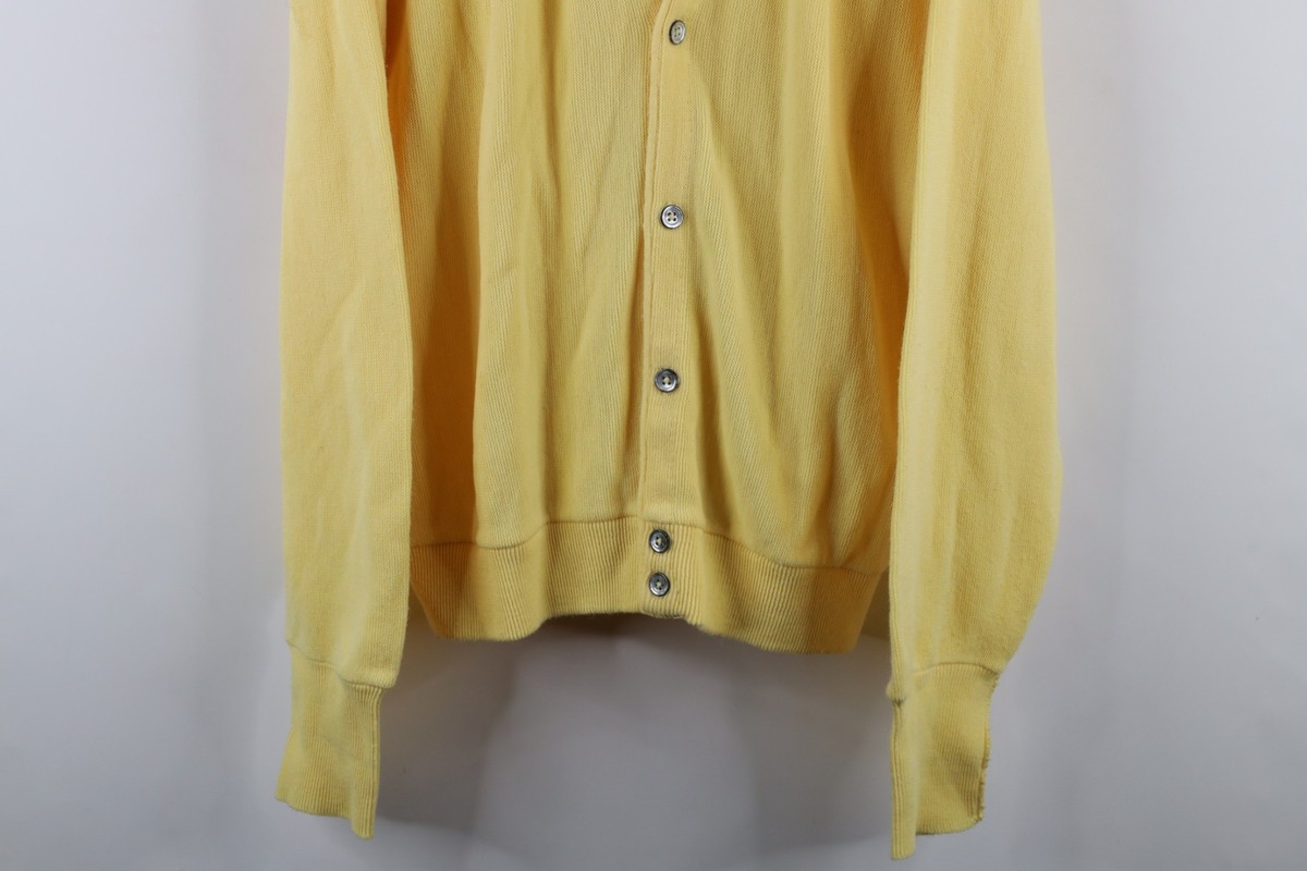 トップス IZOD cardigan!! USA製 IZOD Acrylic Knit Cardigan 黒 XL アイゾッド アクリル