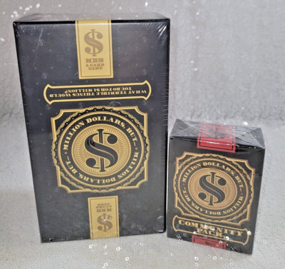 NEW Million Dollars But. Card Game 2016 Rooster Teeth w/Community/Expansion Pack