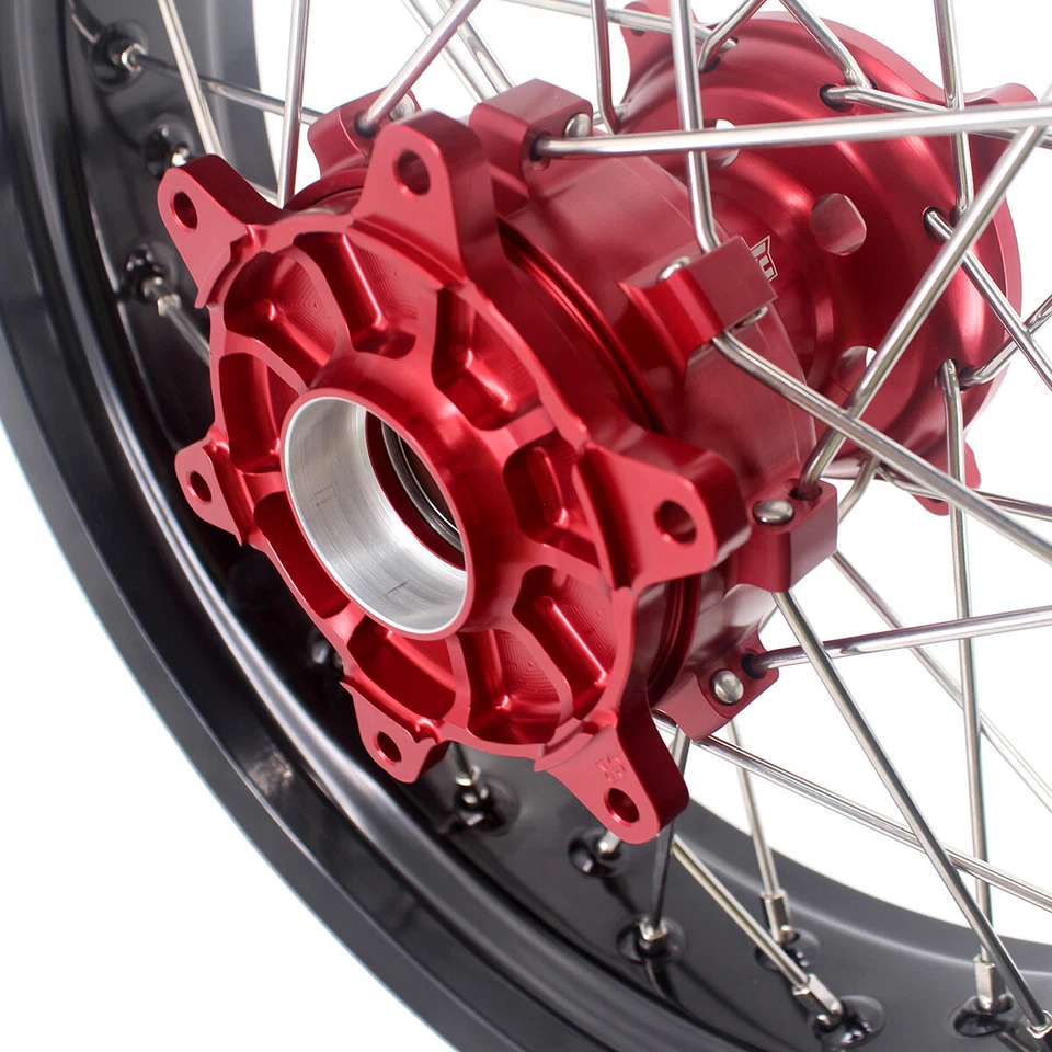 KKE 17 英寸 Cush Drive Supermoto 车轮轮胎 适用于本田 XR400R 96-04 XR600R 91-2000 — 第 3/4 张图片
