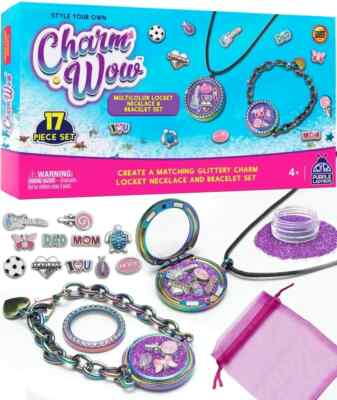 Charm Wow Schmuckherstellungsset für Mädchen mit Medaillons Charm Mädchen Schmuckset