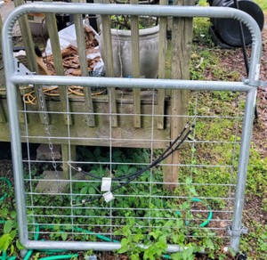 4 foot x 50 inch Galvanized Mesh Cattle Gate Fencing