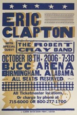 Eric Clapton Tour Poster 2006  Hatch Show Print Robert Cray band