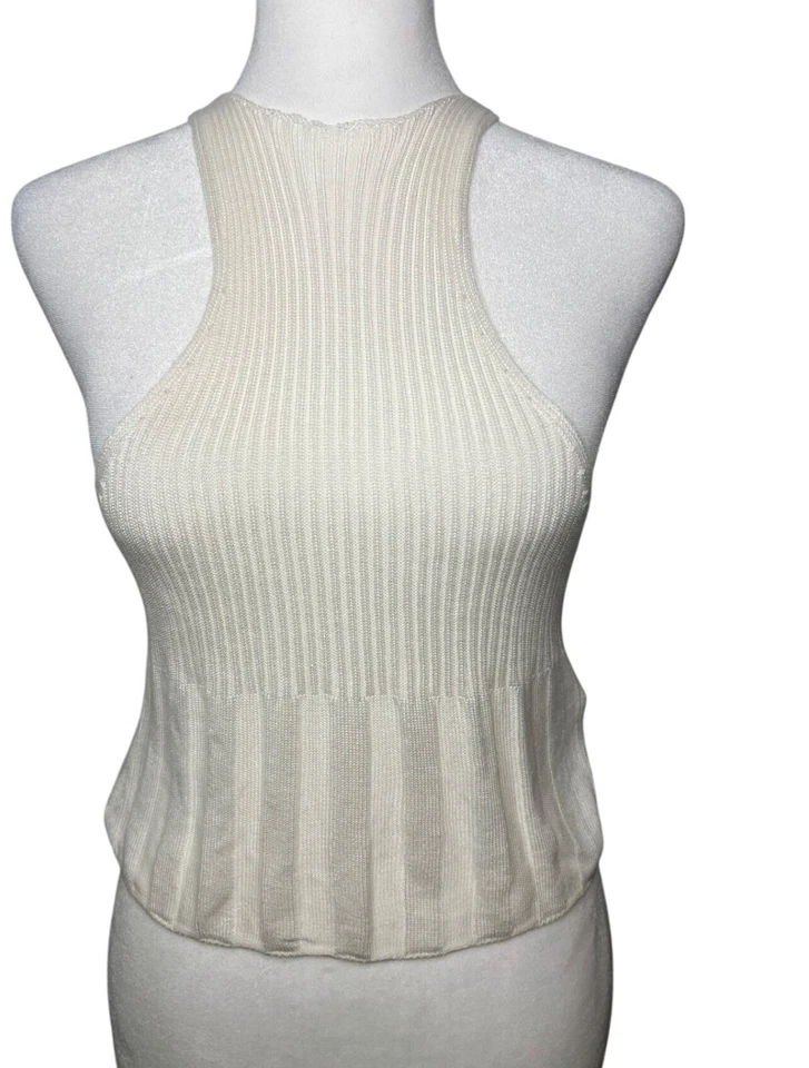 Camiseta sin mangas Free People Intimately Switch It Up camisola suéter marfil mediana Foto 2 de 4