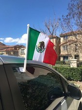 Mexico Car Flag Auto Flag 12" x 17" Auto Car Flag Free Shipping