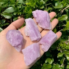 Raw Rough Kunzite Chunk Healing Purple Crystal Mineral Rock Specimens Gifts 1PCS