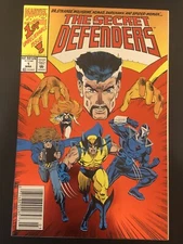 THE SECRET DEFENDERS #1 Mar 1993 Marvel NM Red Foil Cover Newsstand variant