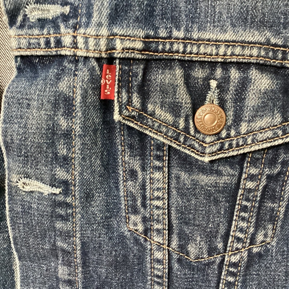 mens levi denim jacket medium/small eBay