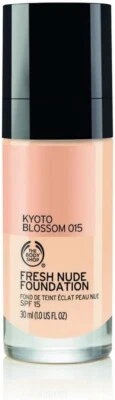 The Body Shop Kyoto Blossom 015 Fresh Nude Foundation 30ml LSF 15 Discontinued