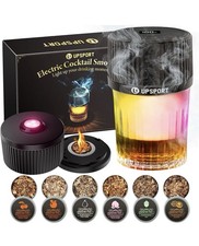 Electric Whiskey Smoker Kit - Electric Cocktail Kit with 6 Flavors Wood Chips,