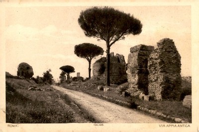 Roma F&C 198 Via Appia Antica Postcard