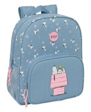 SNOOPY   Children's School Backpack, Adaptable to Trolley, Ideal for School Chil